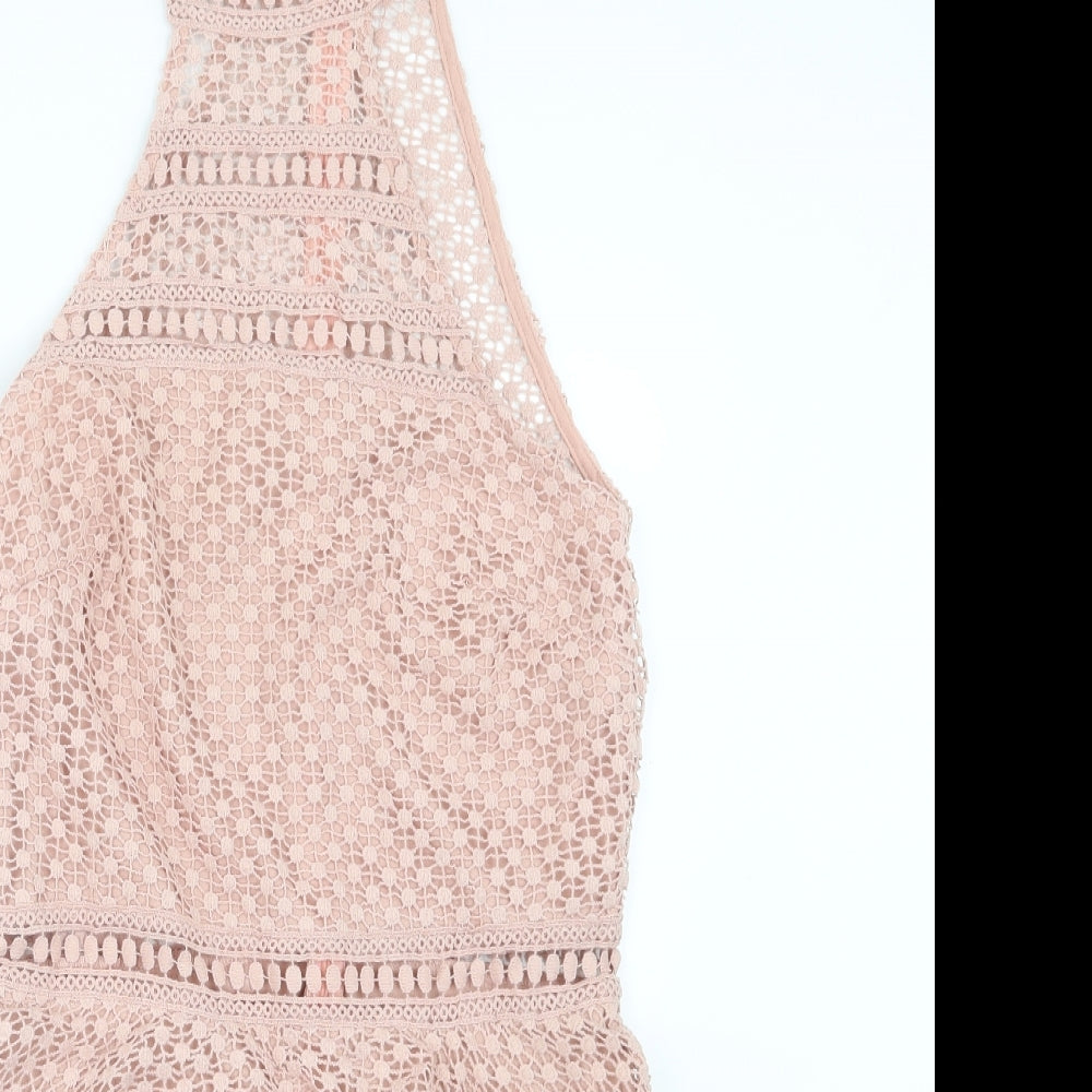 PRETTYLITTLETHING Womens Pink   A-Line  Size 10