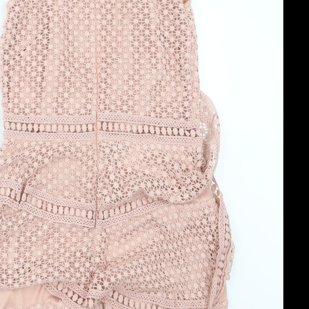 PRETTYLITTLETHING Womens Pink   A-Line  Size 10