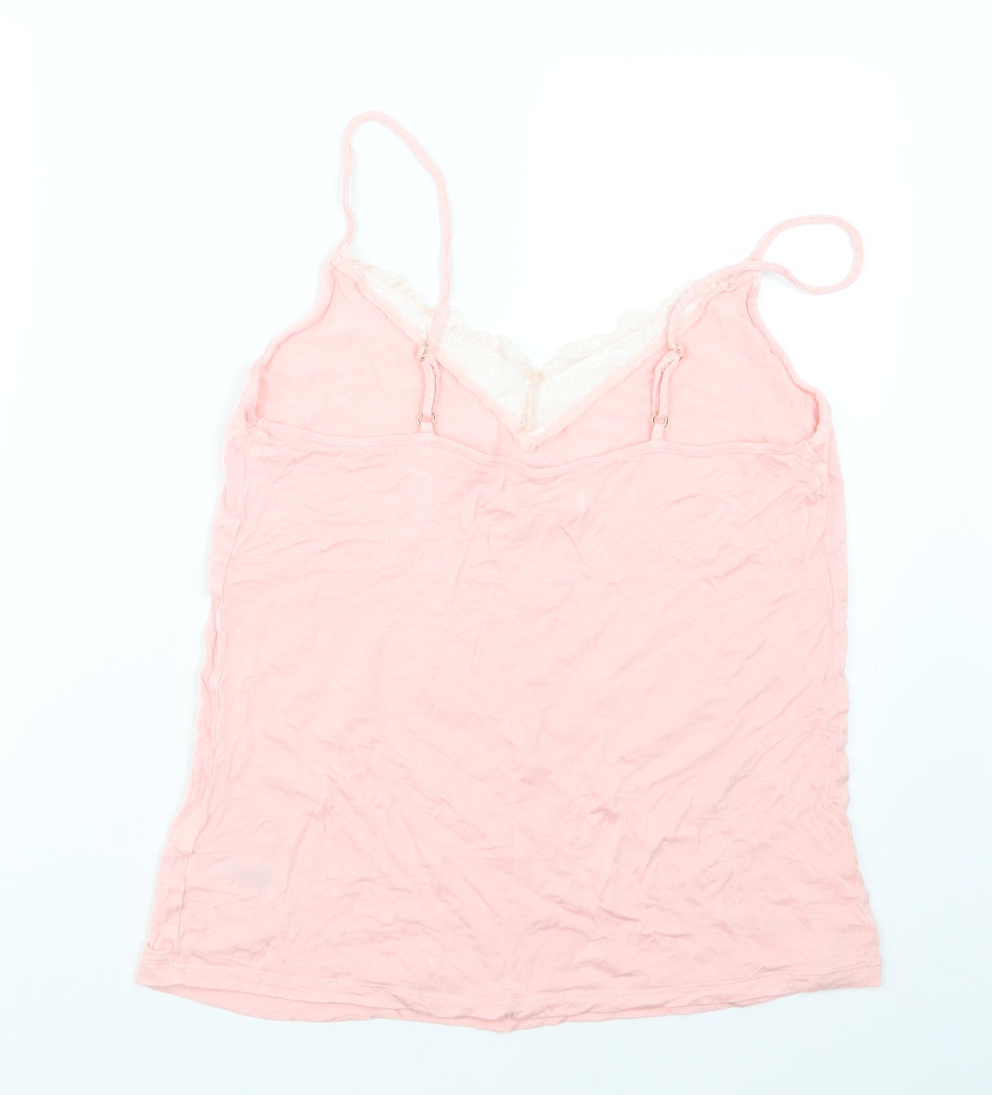 F&F Womens Pink Geometric  Top Pyjama Set Size 8