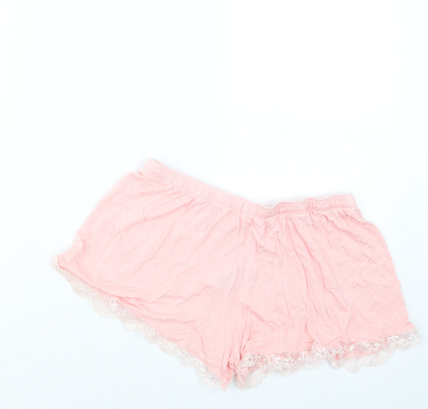 F&F Womens Pink Geometric  Capri Pyjama Set Size 8