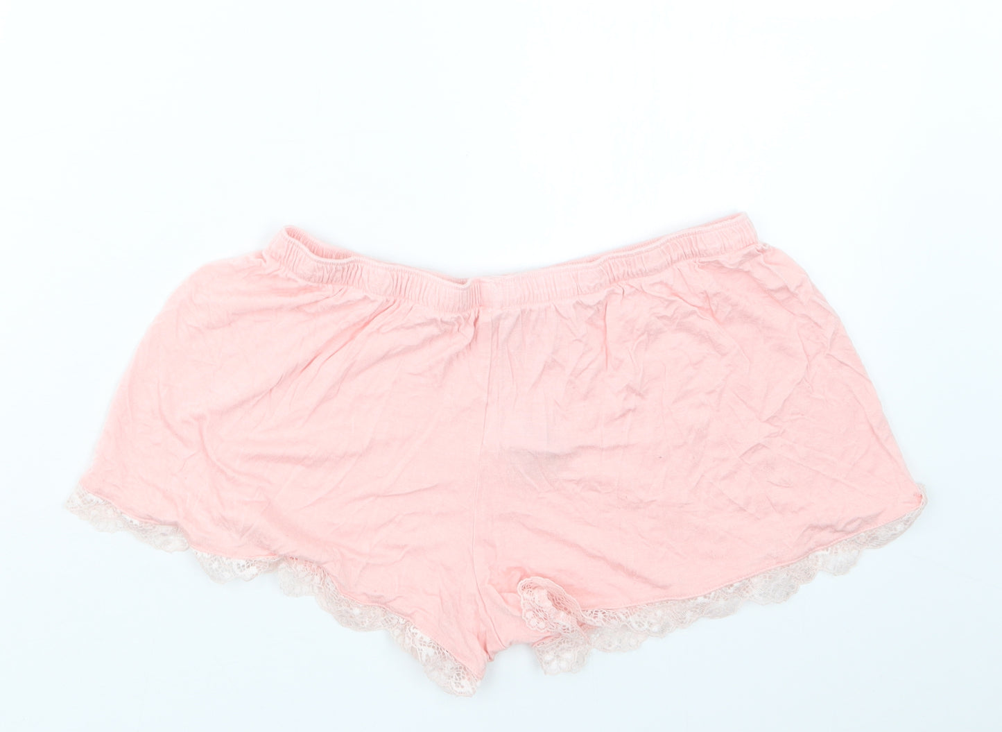 F&F Womens Pink Geometric  Capri Pyjama Set Size 8