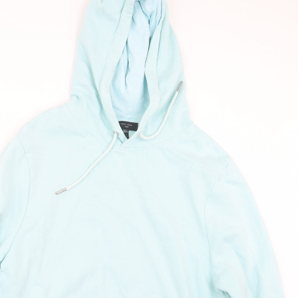 New Look Mens Blue   Pullover Hoodie Size L