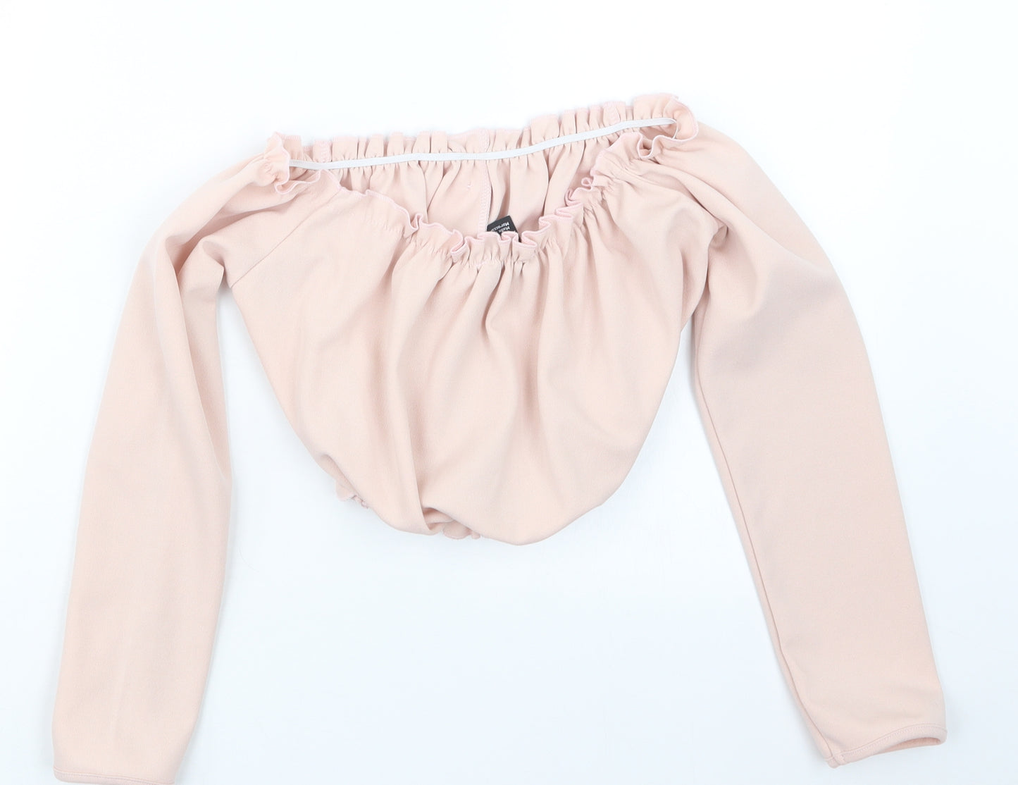 New Look Womens Pink   Cropped T-Shirt Size 6