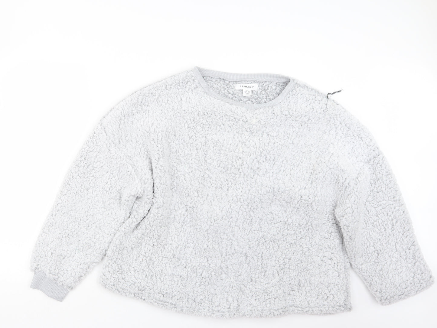 Primark Womens Grey Geometric  Top Pyjama Top Size 18