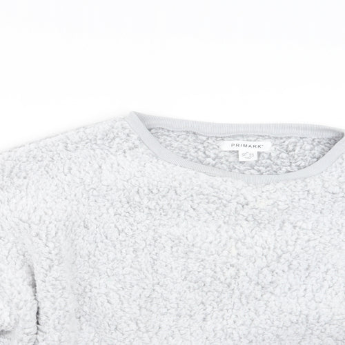 Primark Womens Grey Geometric  Top Pyjama Top Size 18