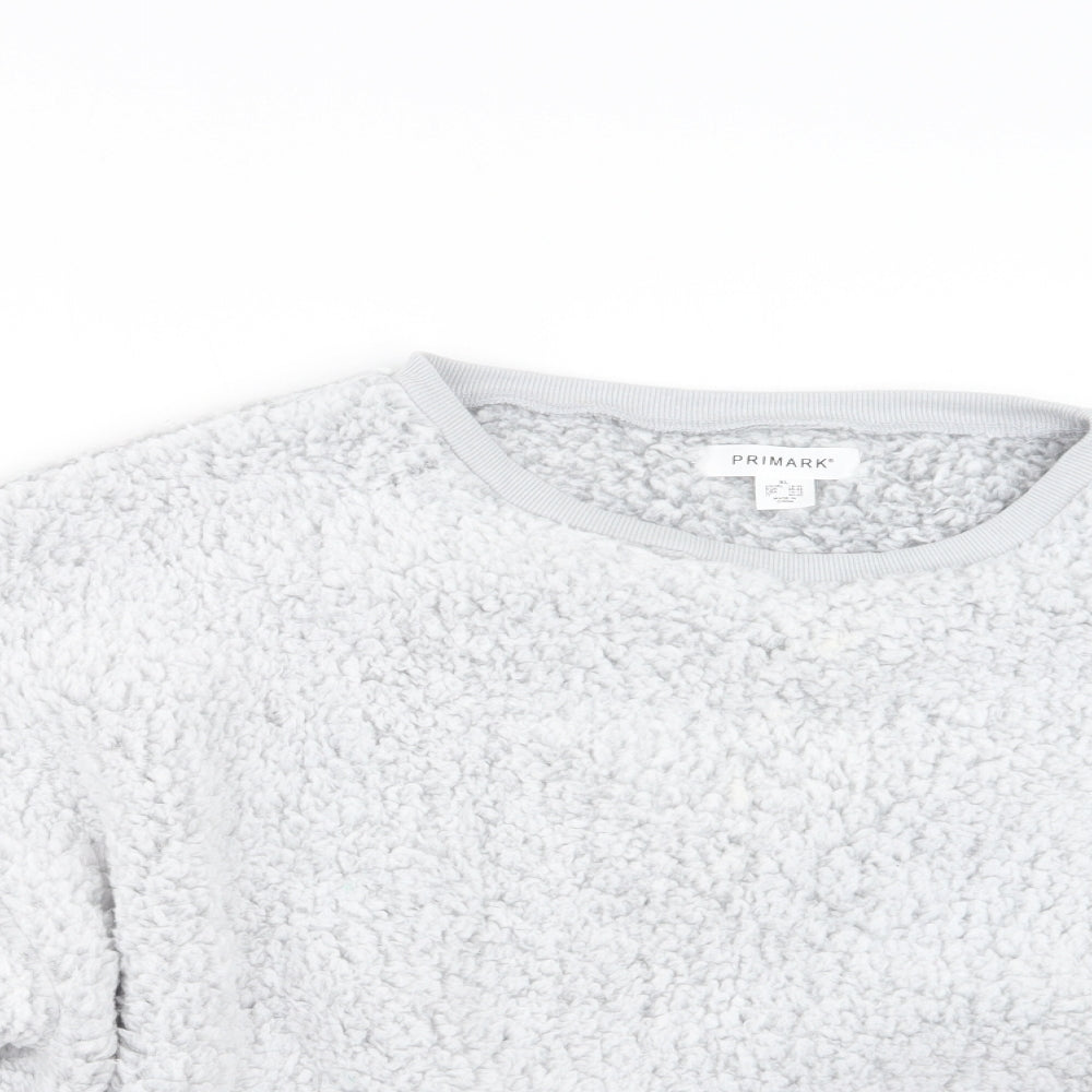 Primark Womens Grey Geometric  Top Pyjama Top Size 18