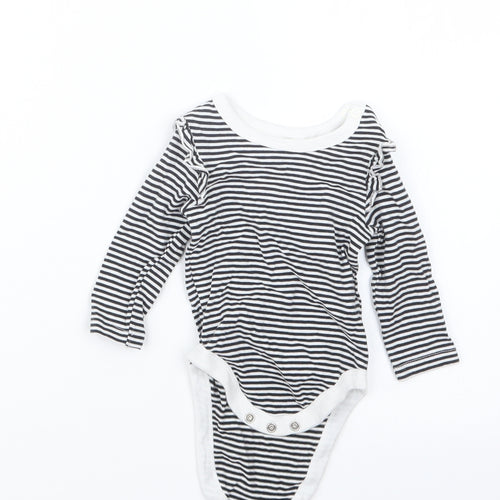 Myleene Klass Girls Black Striped  Babygrow One-Piece Size 3-6 Months