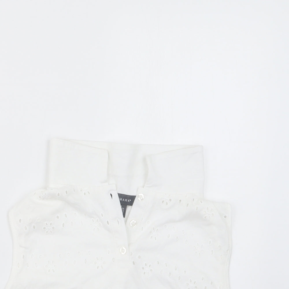 Primark Womens White   Basic Blouse Size 12
