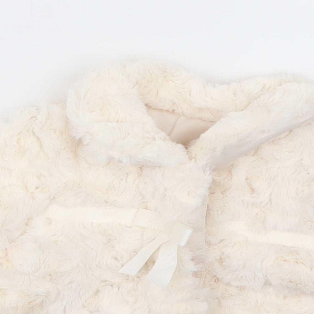 George Girls Ivory   Jacket  Size 3-6 Months
