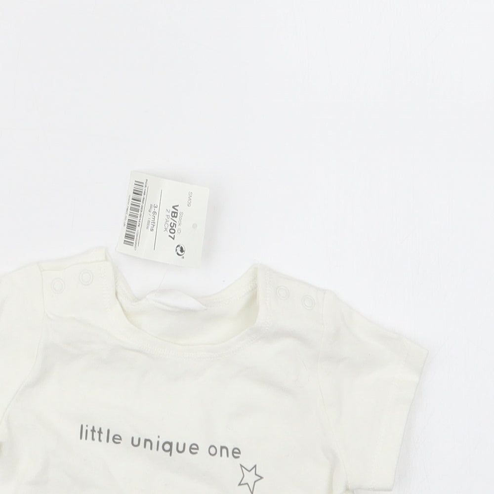NEXT Baby White   Basic T-Shirt Size 3-6 Months