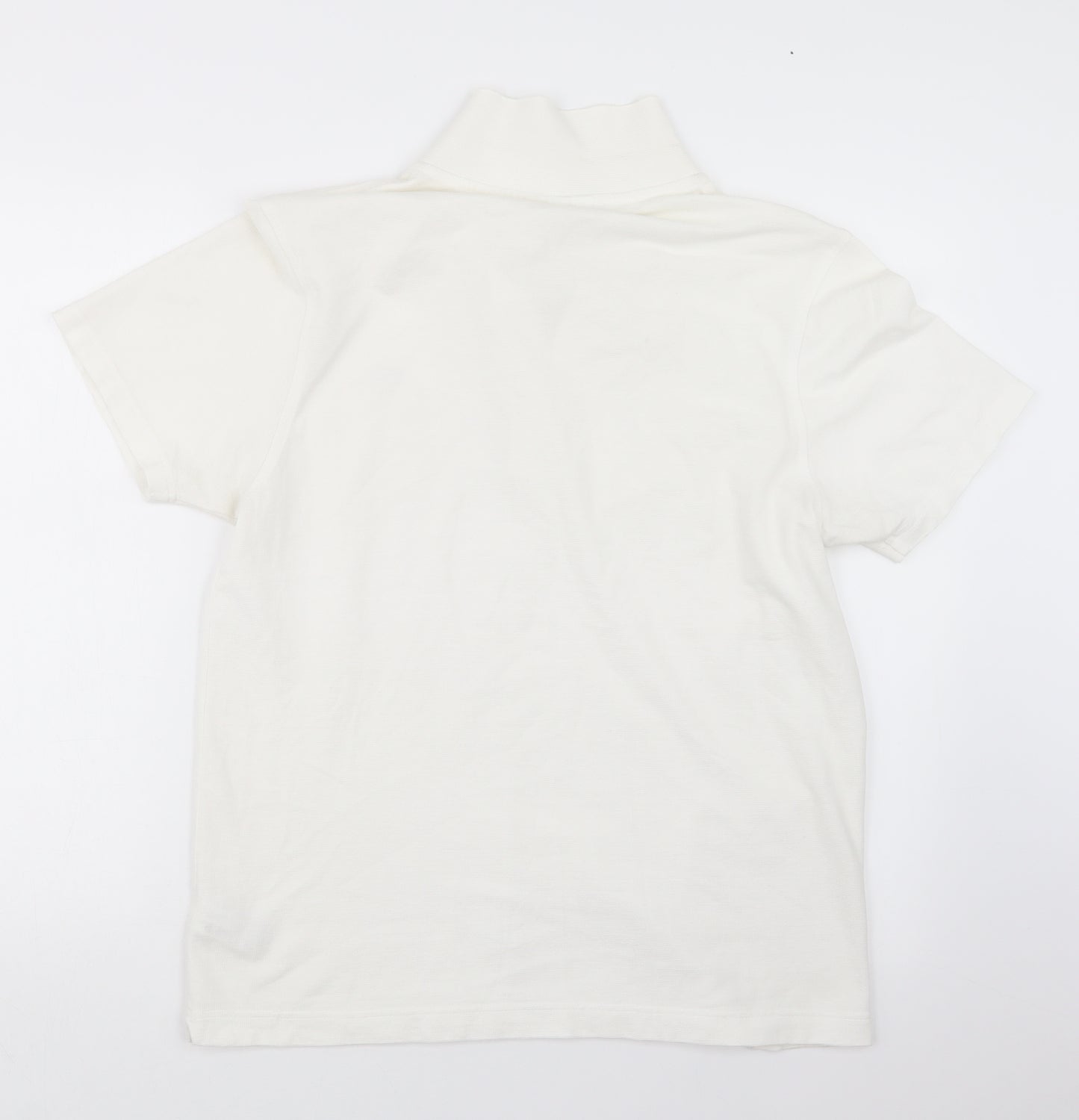 Lacoste Mens White    Polo Size M