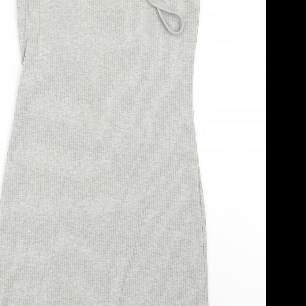 Noisy may Womens Grey   T-Shirt Dress  Size M