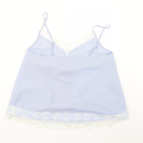Atmosphere Womens Blue Striped  Camisole T-Shirt Size 10