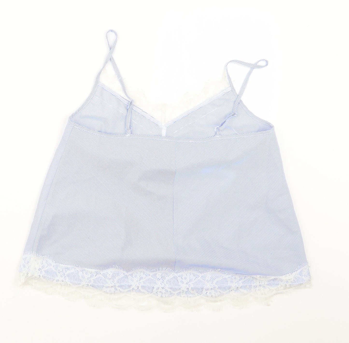 Atmosphere Womens Blue Striped  Camisole T-Shirt Size 10