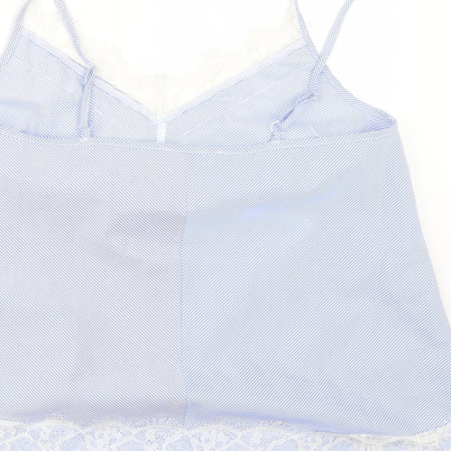 Atmosphere Womens Blue Striped  Camisole T-Shirt Size 10