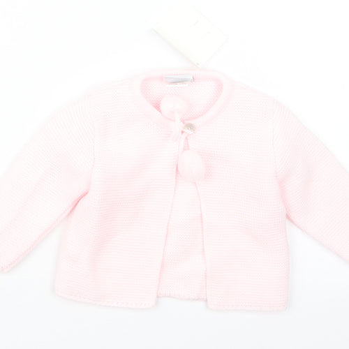 Dandelion Girls Pink  Knit Cardigan Jumper Size 3-6 Months