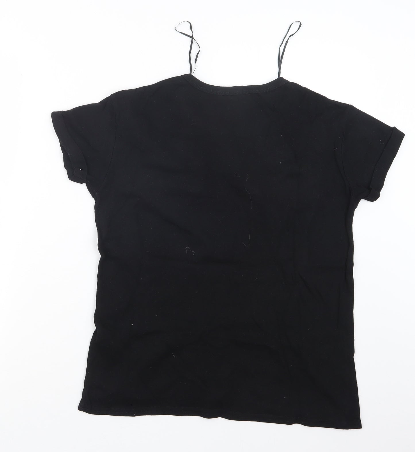 Quiz Womens Black   Basic T-Shirt Size 12