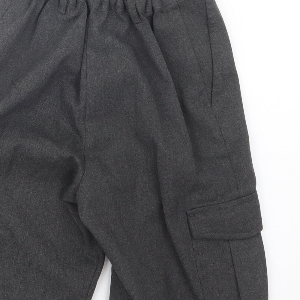 Marks and Spencer Boys Grey   Cargo Shorts Size 10-11 Years - School