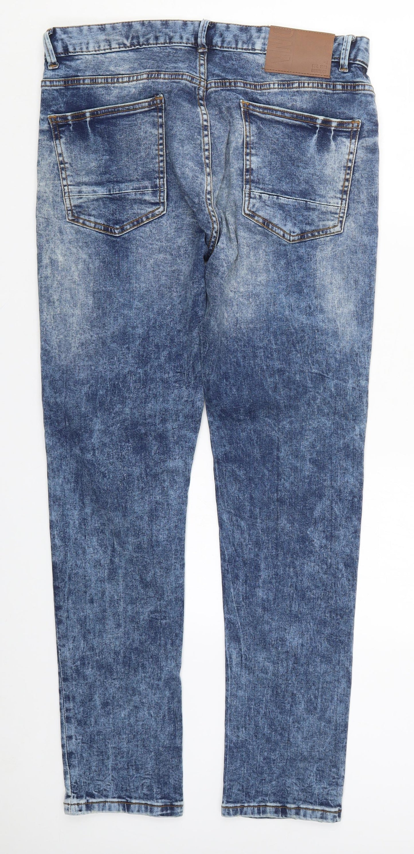 Denim Co Mens Blue  Denim Skinny Jeans Size 34 L30 in