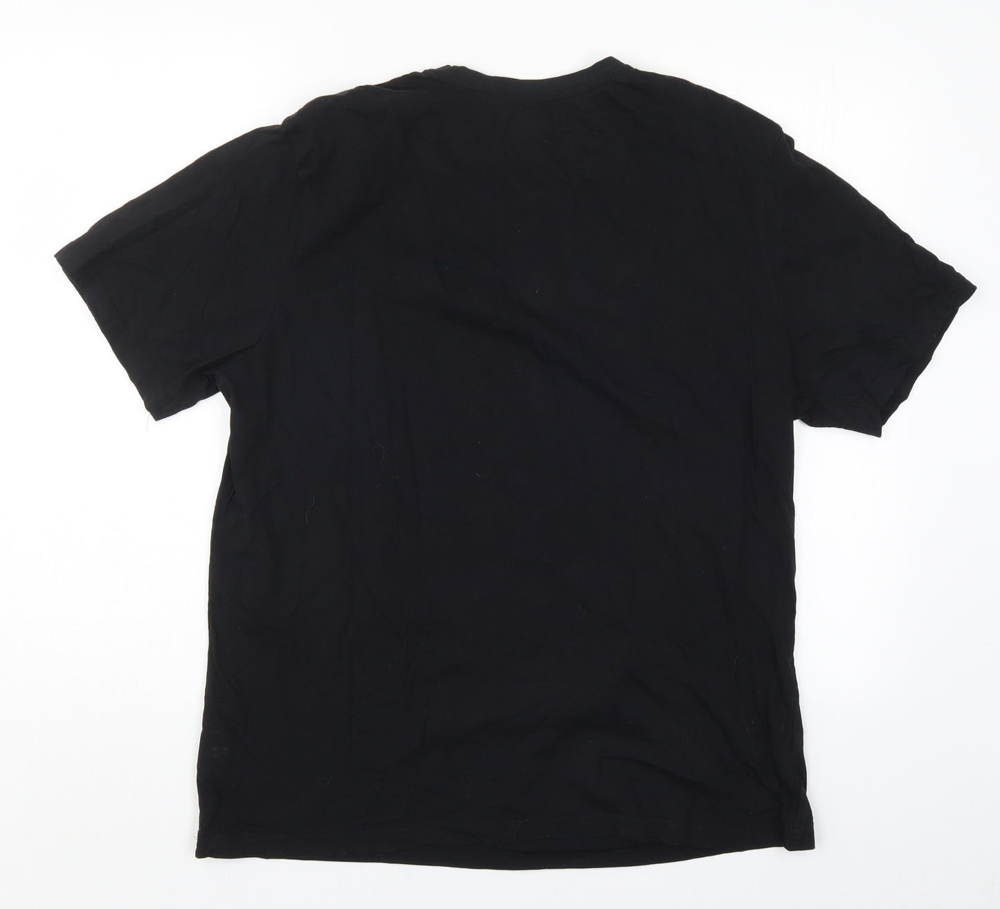 Studio Nightwear Mens Black Solid   Pyjama Top Size L  - Being a Legend is Tiring