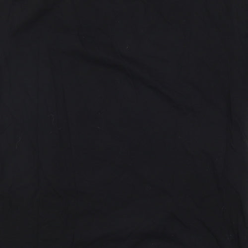 Studio Nightwear Mens Black Solid   Pyjama Top Size L  - Being a Legend is Tiring