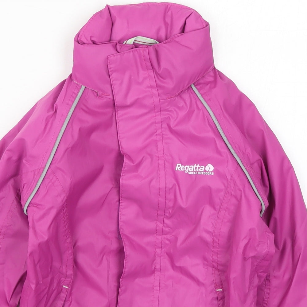 Regatta Girls Pink   Jacket Coat Size 3-4 Years