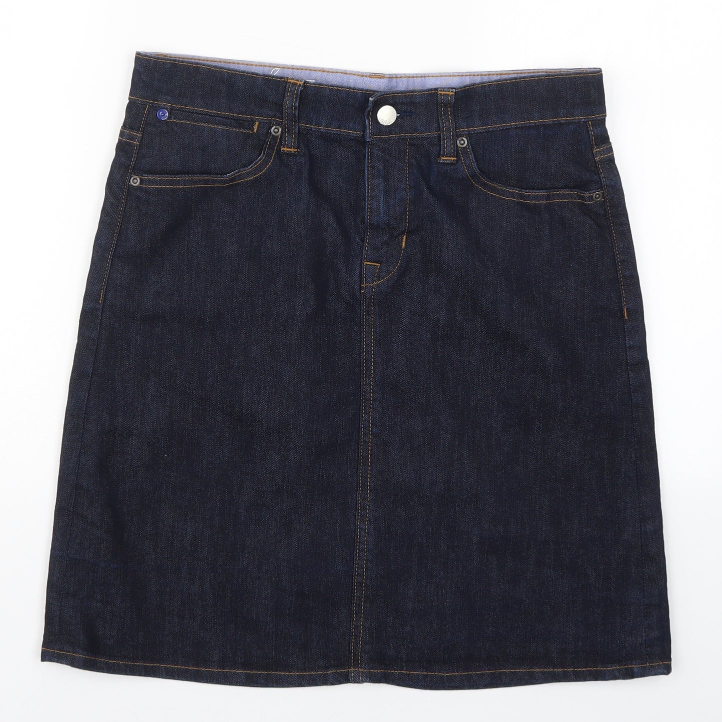 Gap Womens Blue  Denim A-Line Skirt Size 10