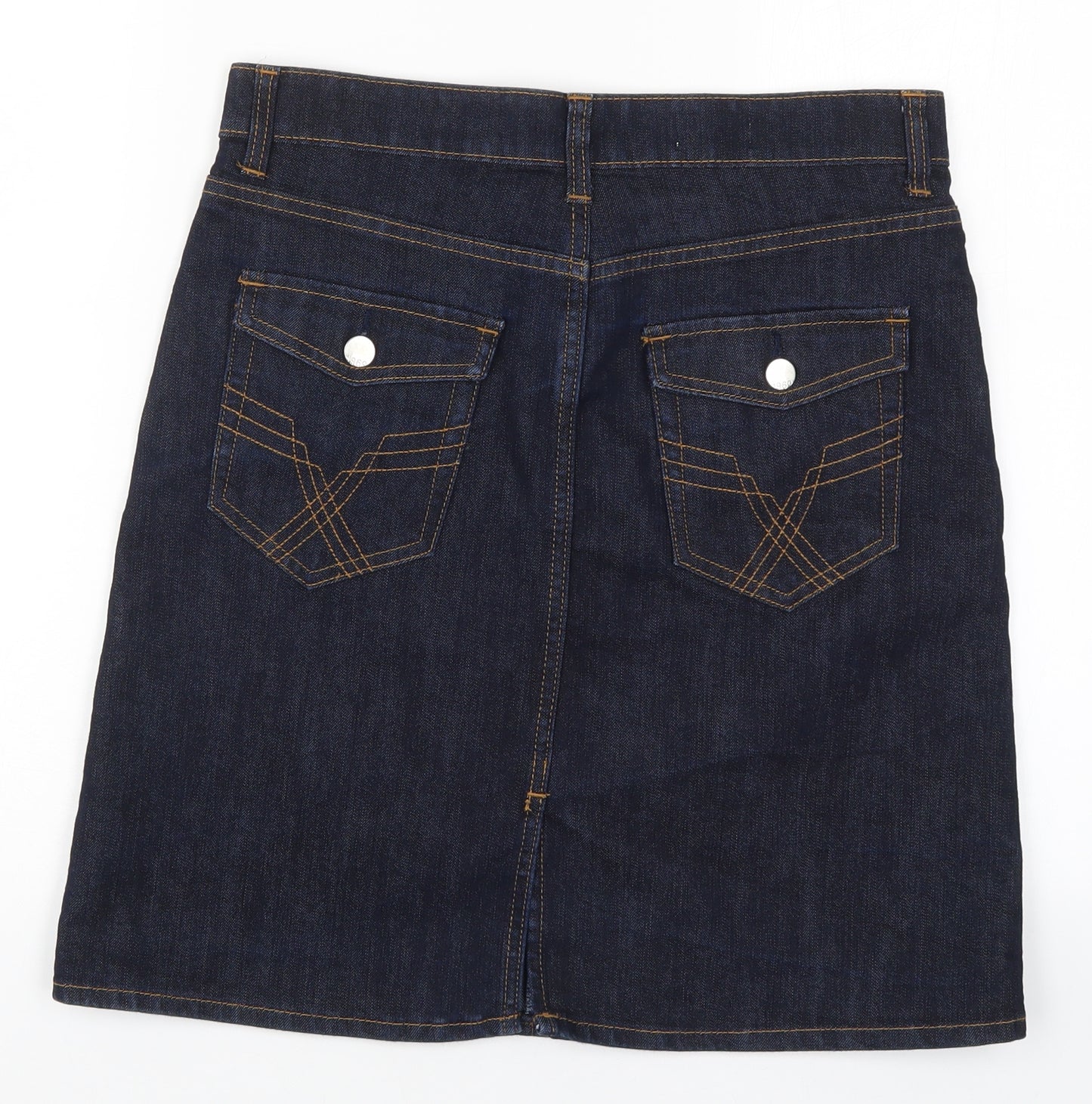 Gap Womens Blue  Denim A-Line Skirt Size 10