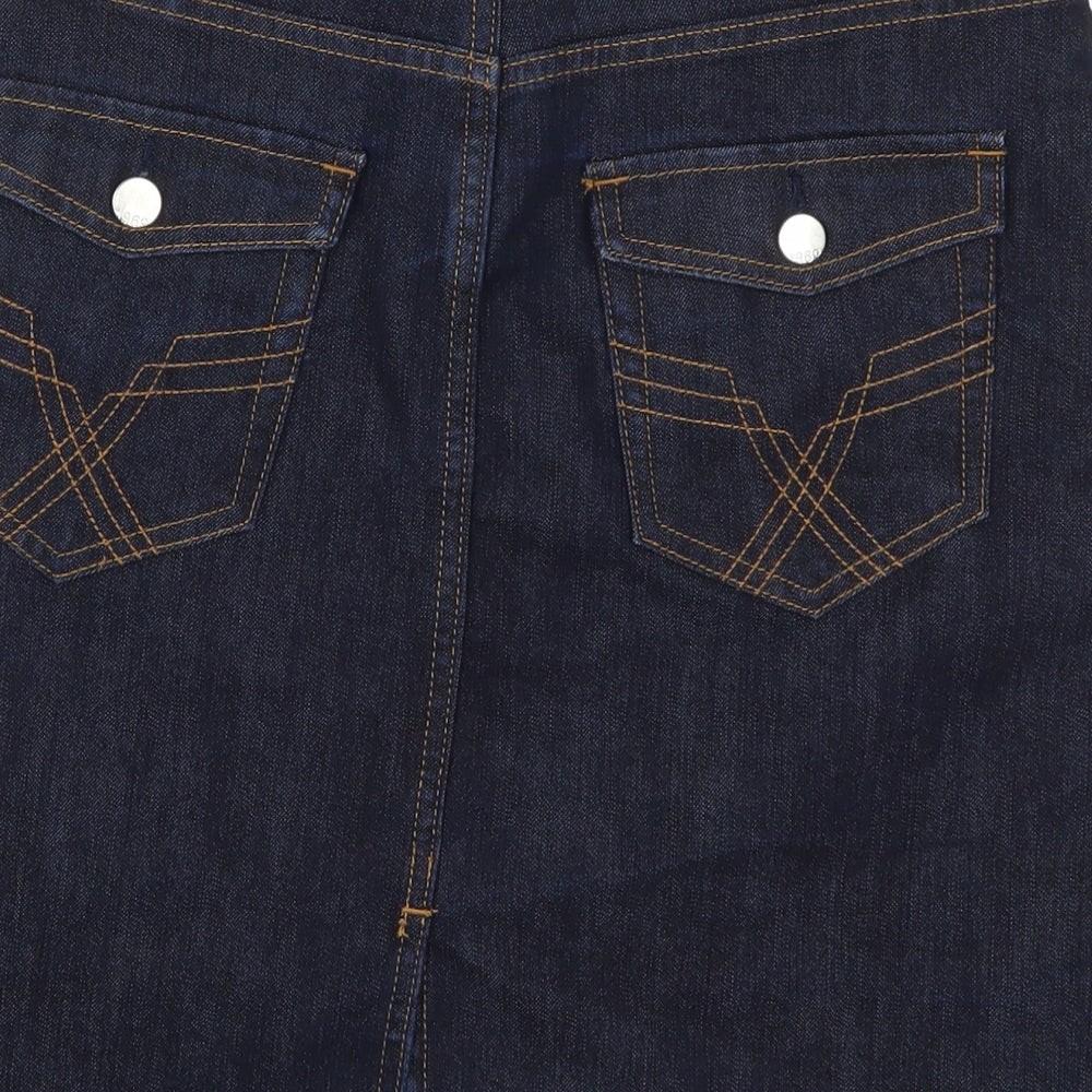 Gap Womens Blue  Denim A-Line Skirt Size 10