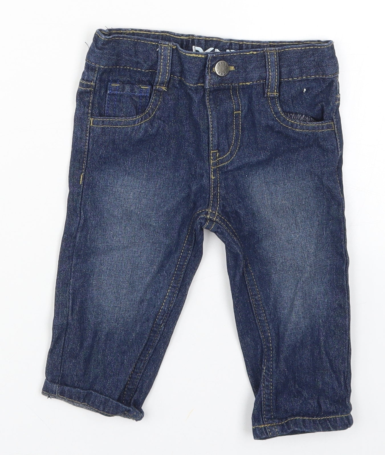DKNY Boys Blue  Denim Capri Jeans Size 6-9 Months