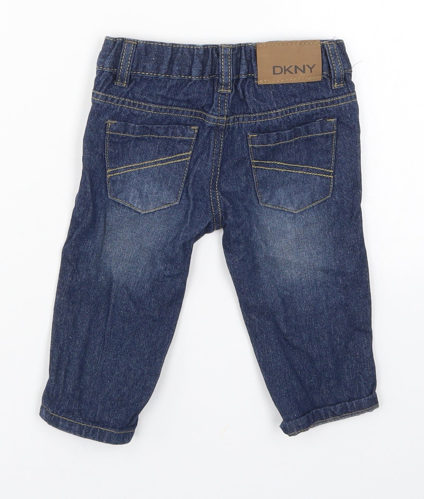 DKNY Boys Blue  Denim Capri Jeans Size 6-9 Months