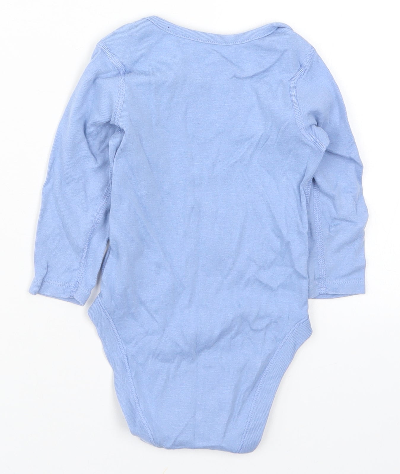 Marks and Spencer Boys Blue   Babygrow One-Piece Size 9-12 Months