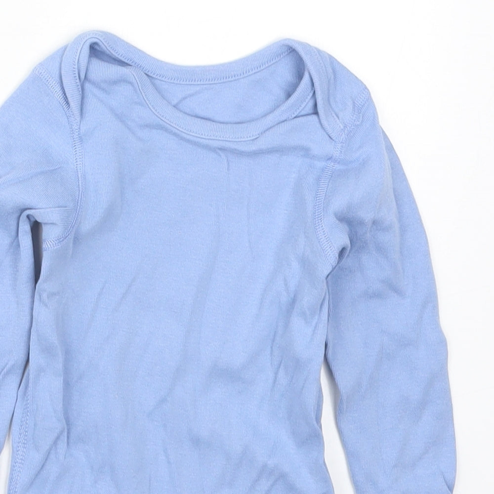 Marks and Spencer Boys Blue   Babygrow One-Piece Size 9-12 Months