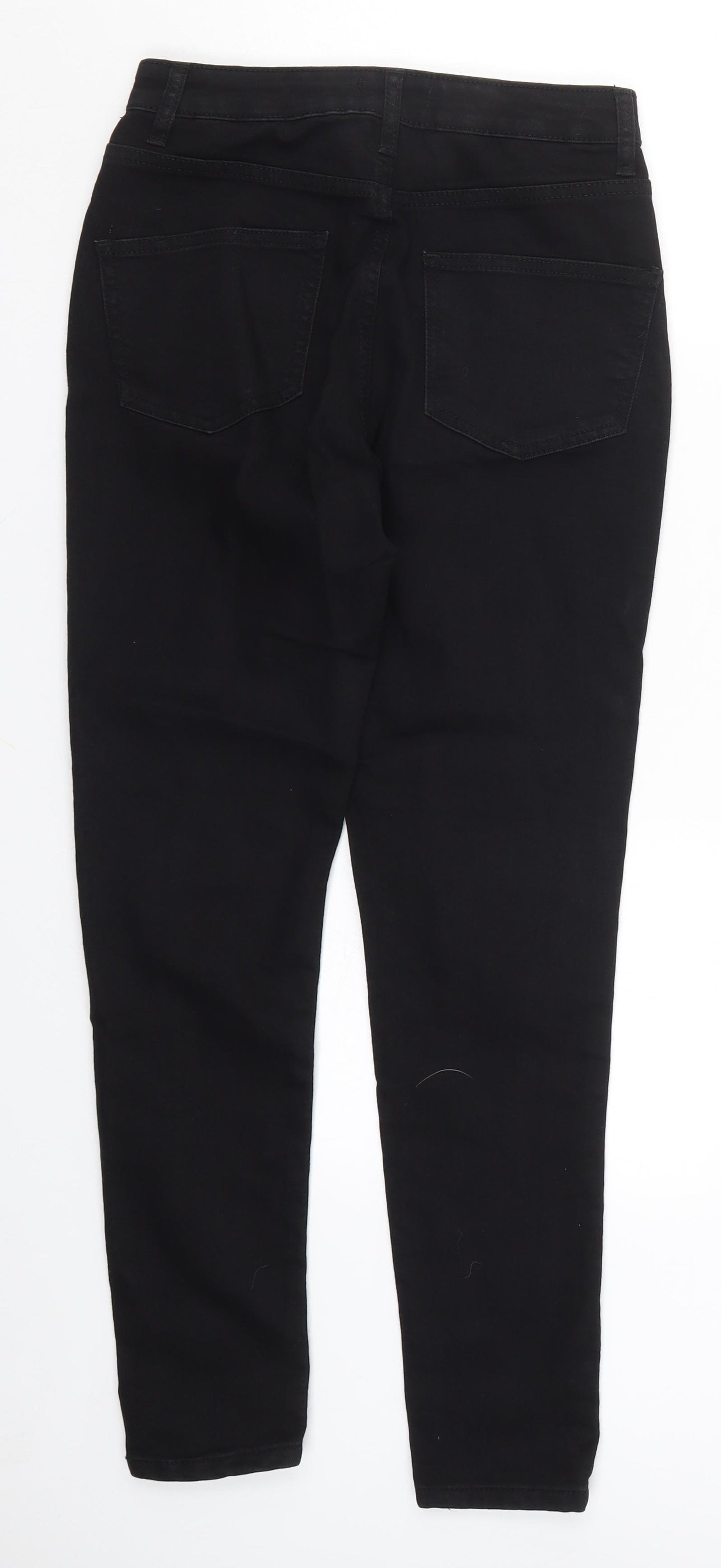 Boohoo Womens Black  Denim Skinny Jeans Size 8 L27 in