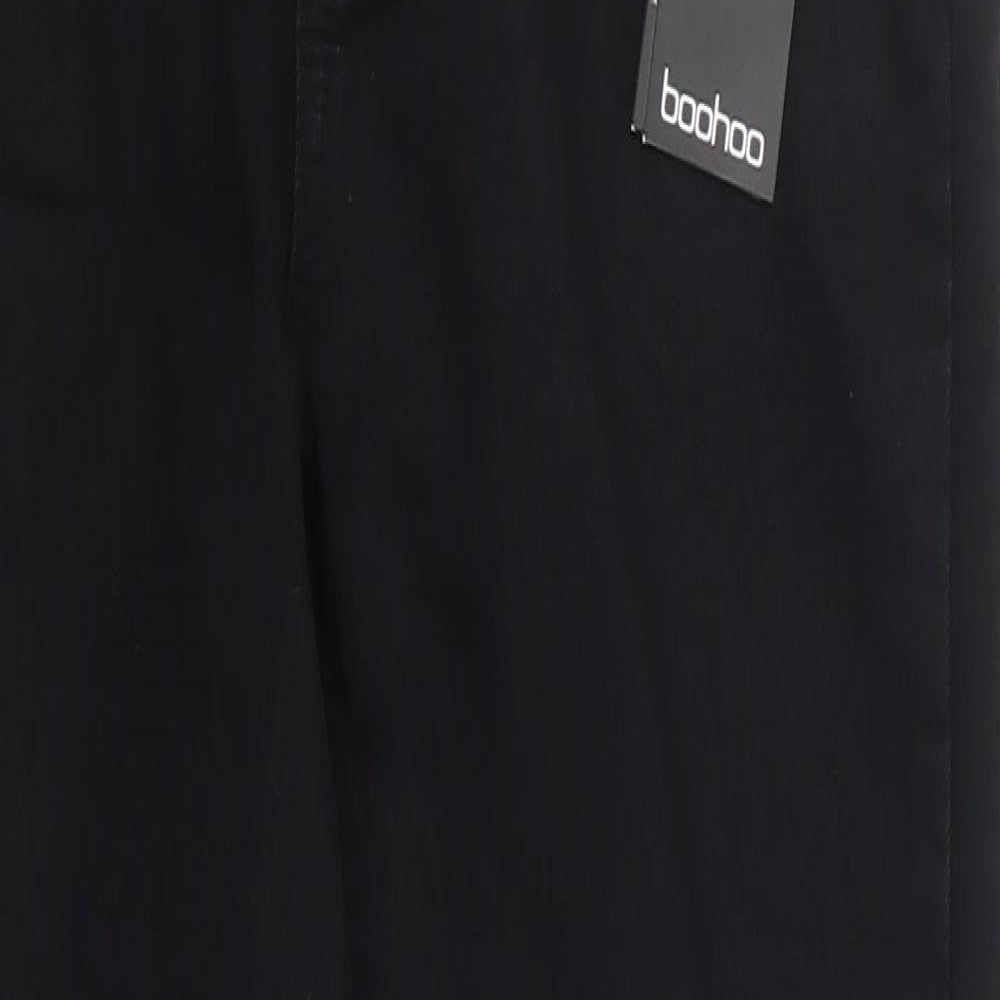 Boohoo Womens Black  Denim Skinny Jeans Size 8 L27 in