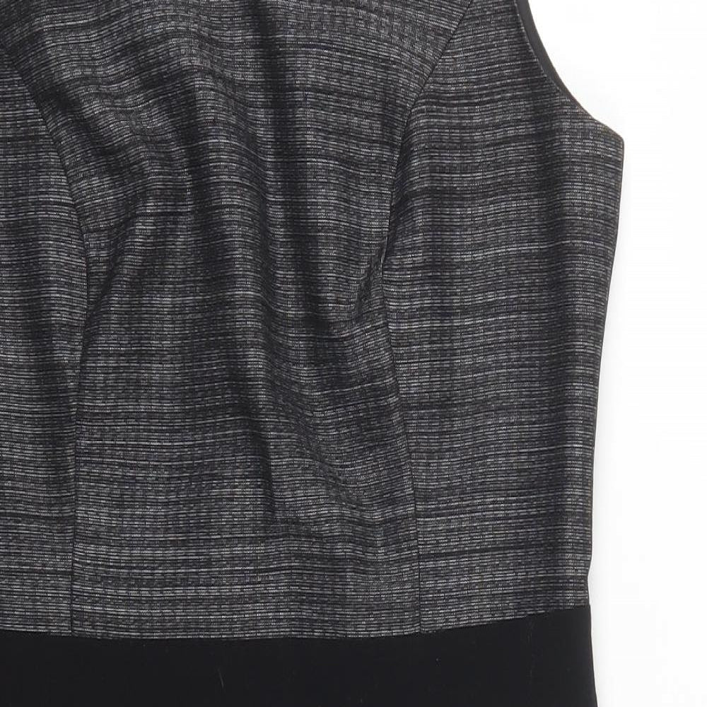Papaya Womens Grey   Pencil Dress  Size 12