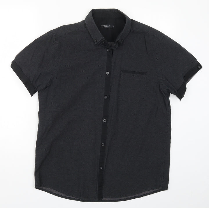 Cedar Wood State Mens Grey    Button-Up Size L