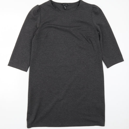 New Look Womens Grey   T-Shirt Dress  Size 12