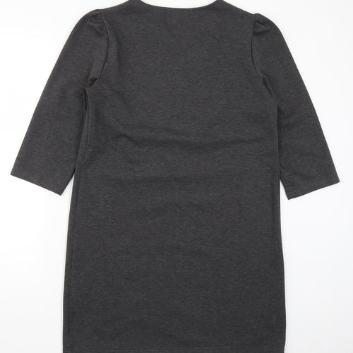 New Look Womens Grey   T-Shirt Dress  Size 12