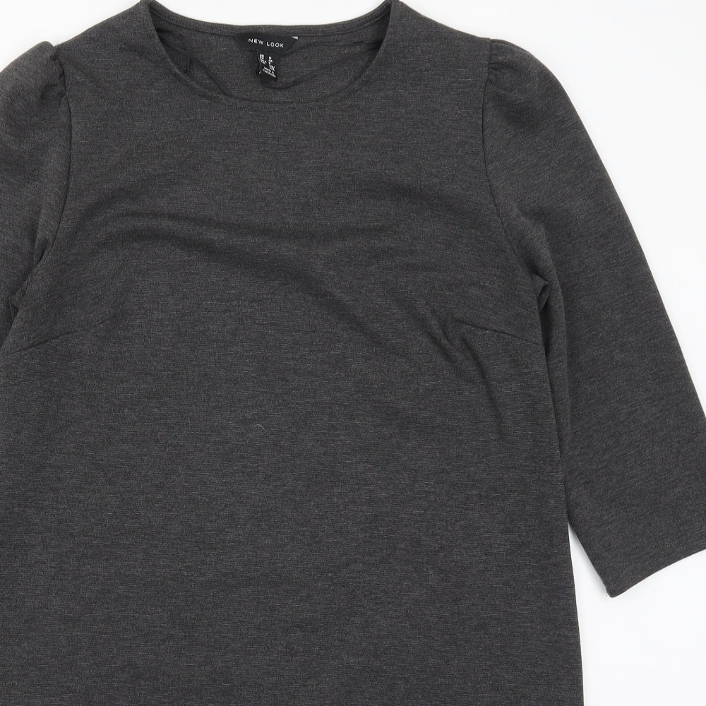 New Look Womens Grey   T-Shirt Dress  Size 12