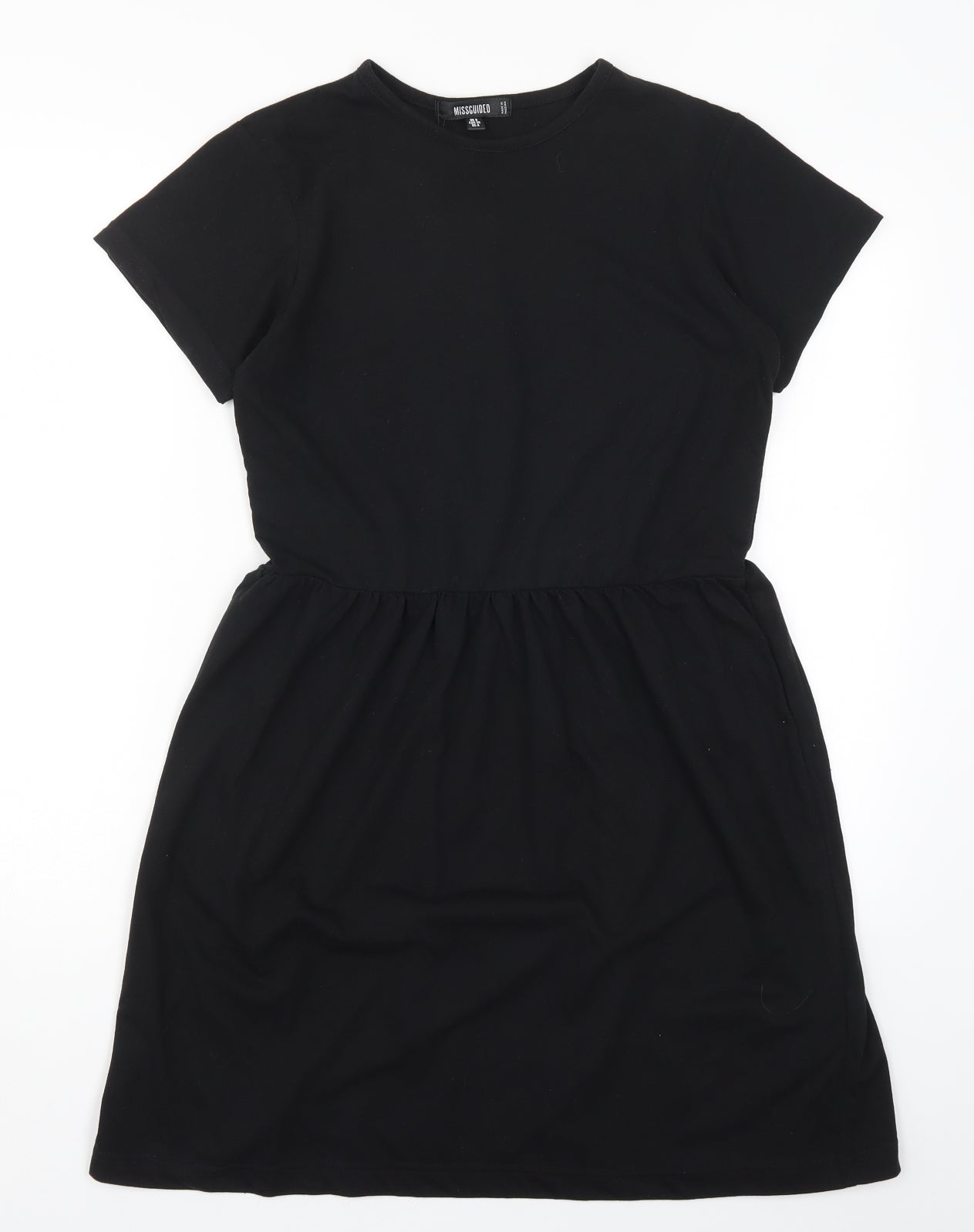 Missguided Womens Black   Skater Dress  Size 8