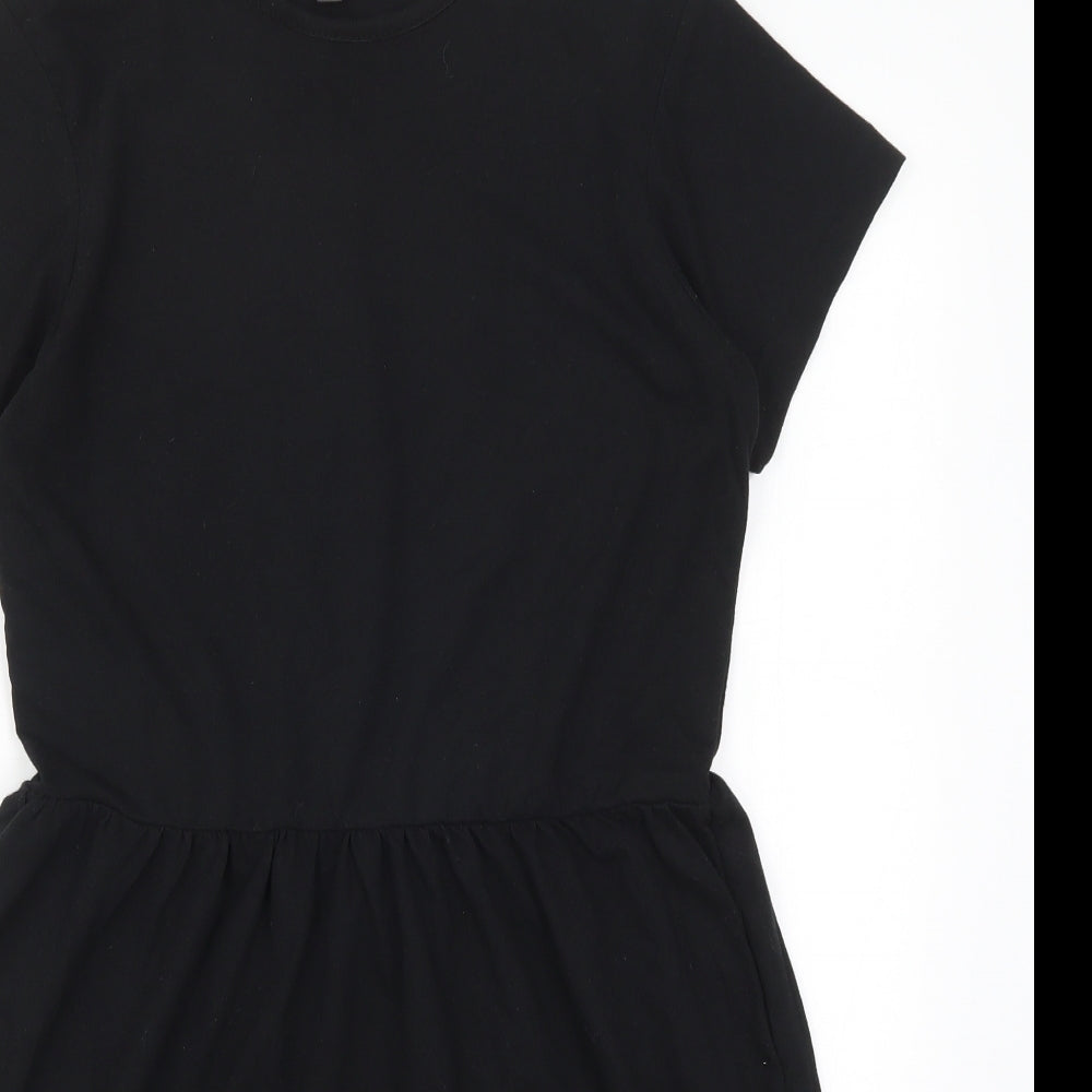 Missguided Womens Black   Skater Dress  Size 8