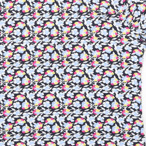 Marks and Spencer Womens Multicoloured Floral  Basic T-Shirt Size 14