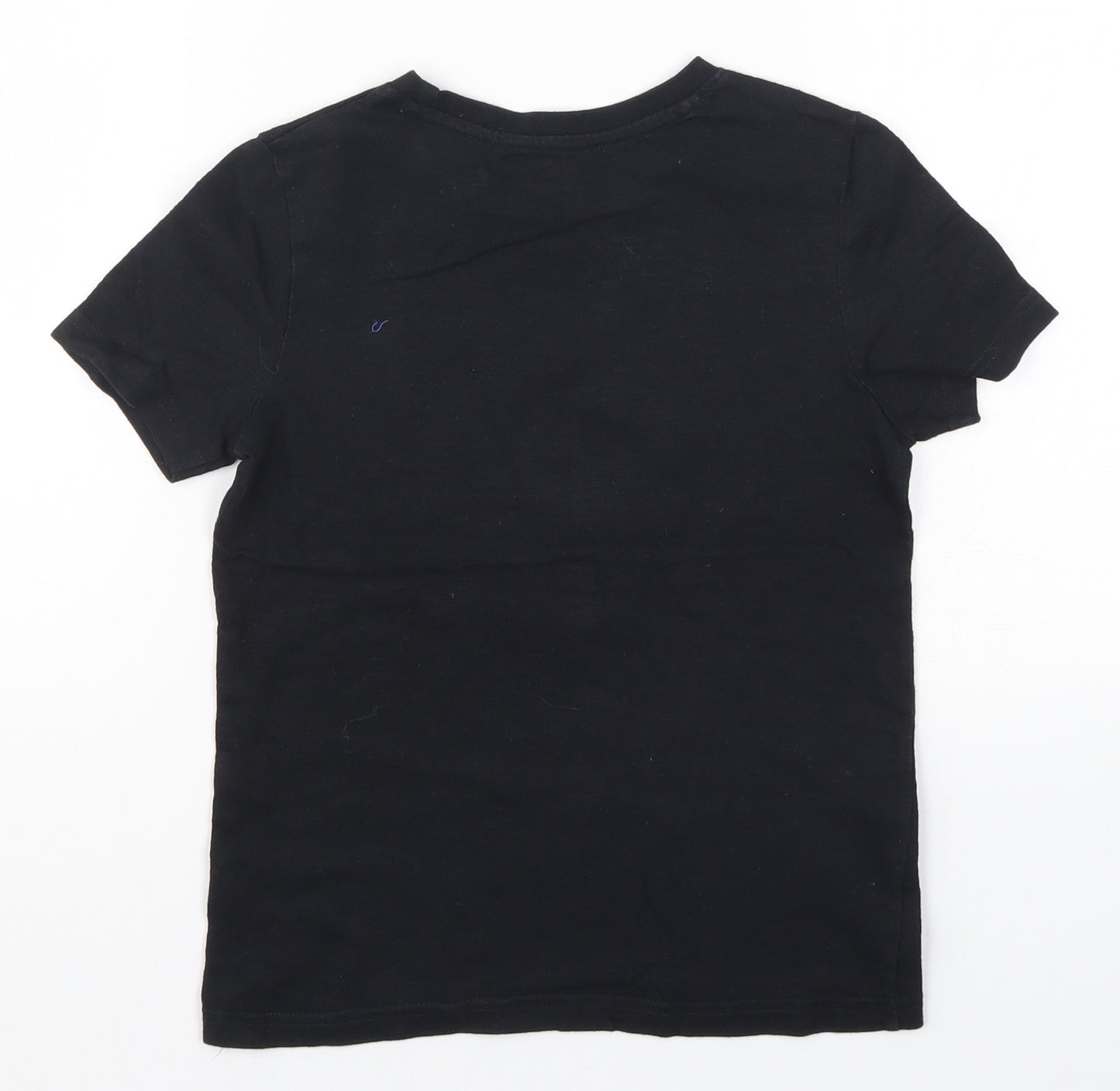 F&F Boys Black   Basic T-Shirt Size 6-7 Years  - Shark