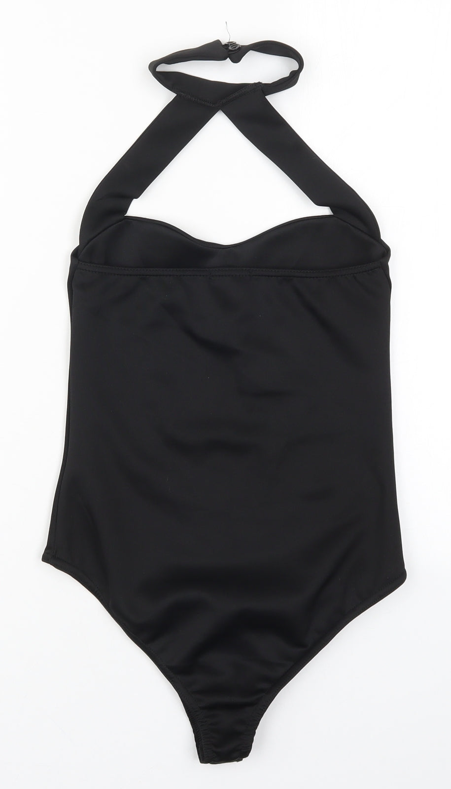 Boohoo Womens Black   Bodysuit One-Piece Size 10