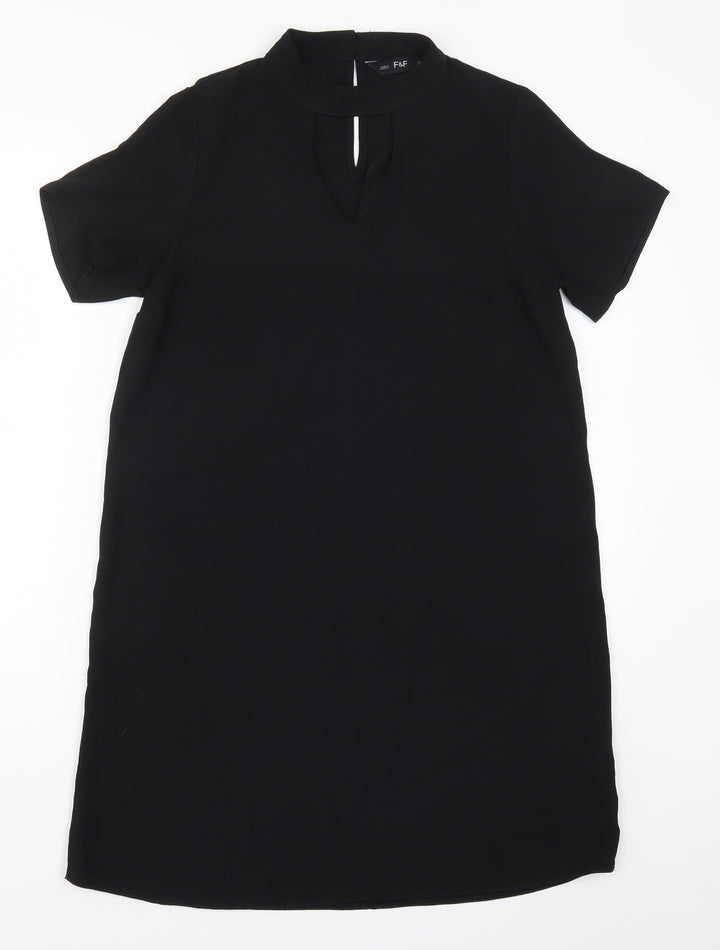 F&F Womens Black A-Line Size 8