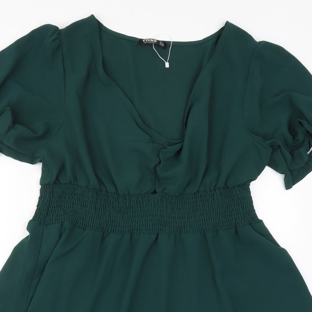 Yoins Womens Green   Trapeze & Swing  Size 20