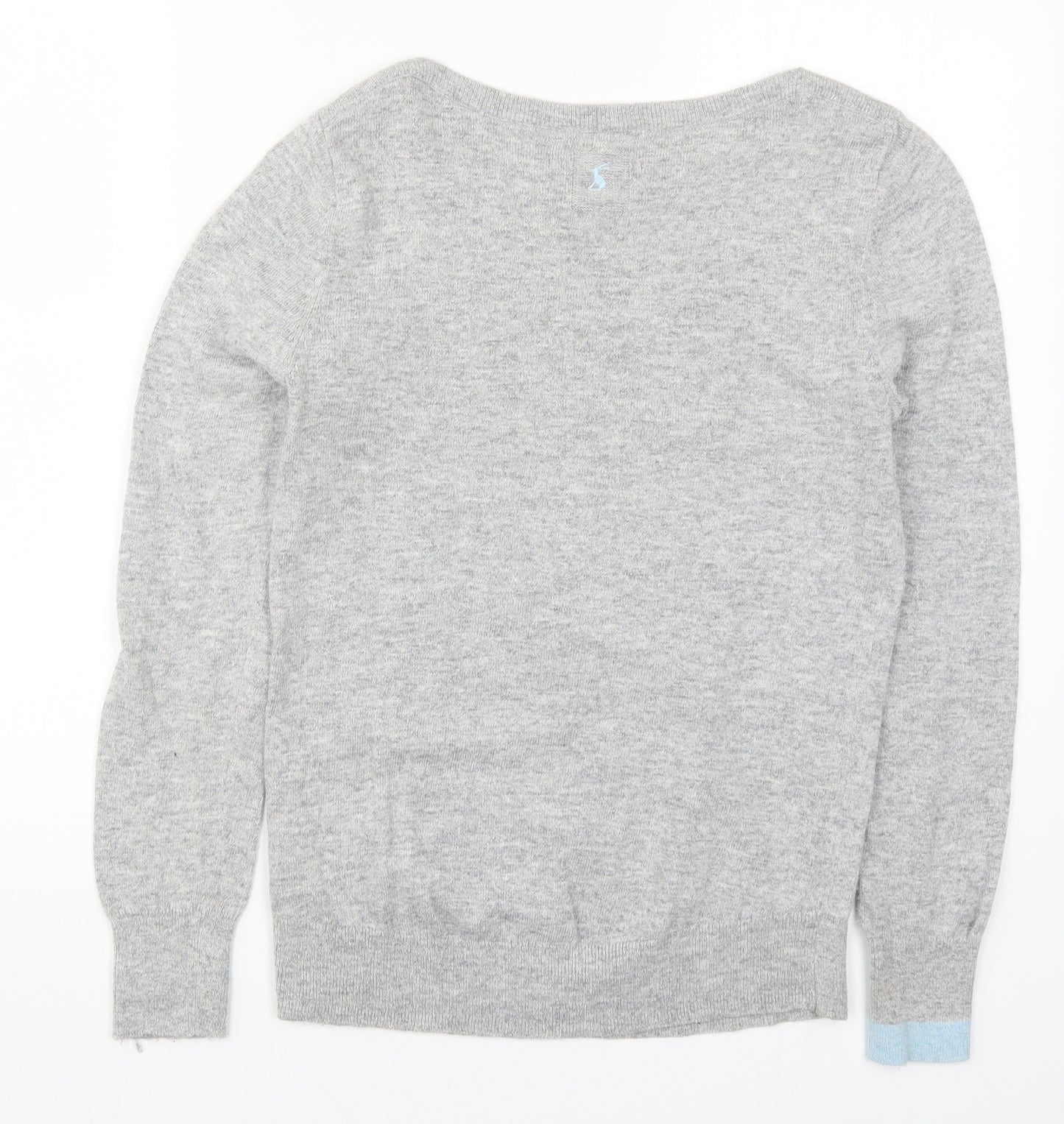 Joules Womens Grey  Knit Pullover Jumper Size 10  - Rabbit