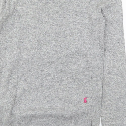 Joules Womens Grey  Knit Pullover Jumper Size 10  - Cat
