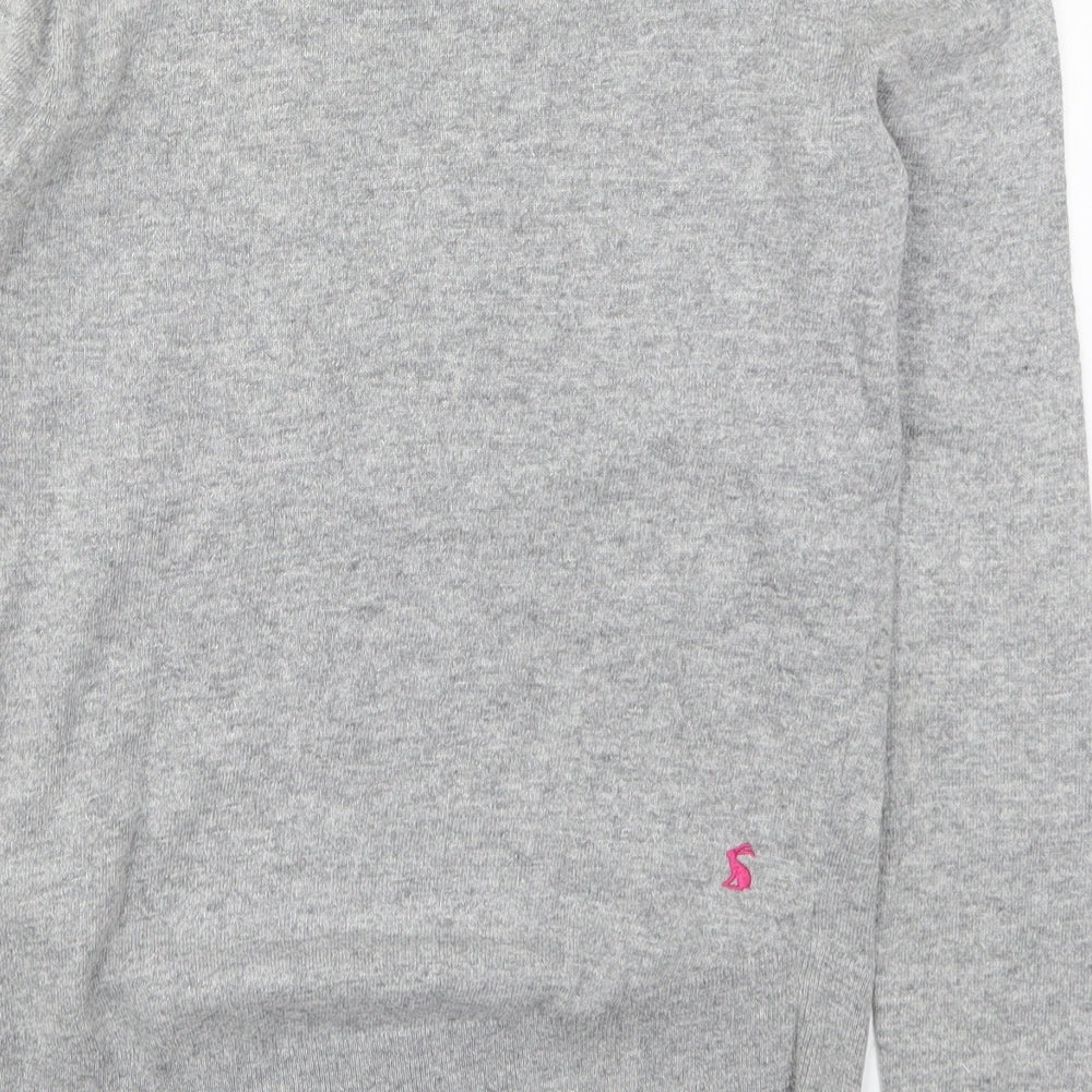 Joules Womens Grey  Knit Pullover Jumper Size 10  - Cat